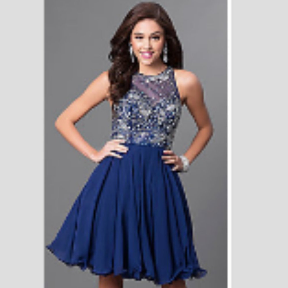 Sequin A-Line Dress